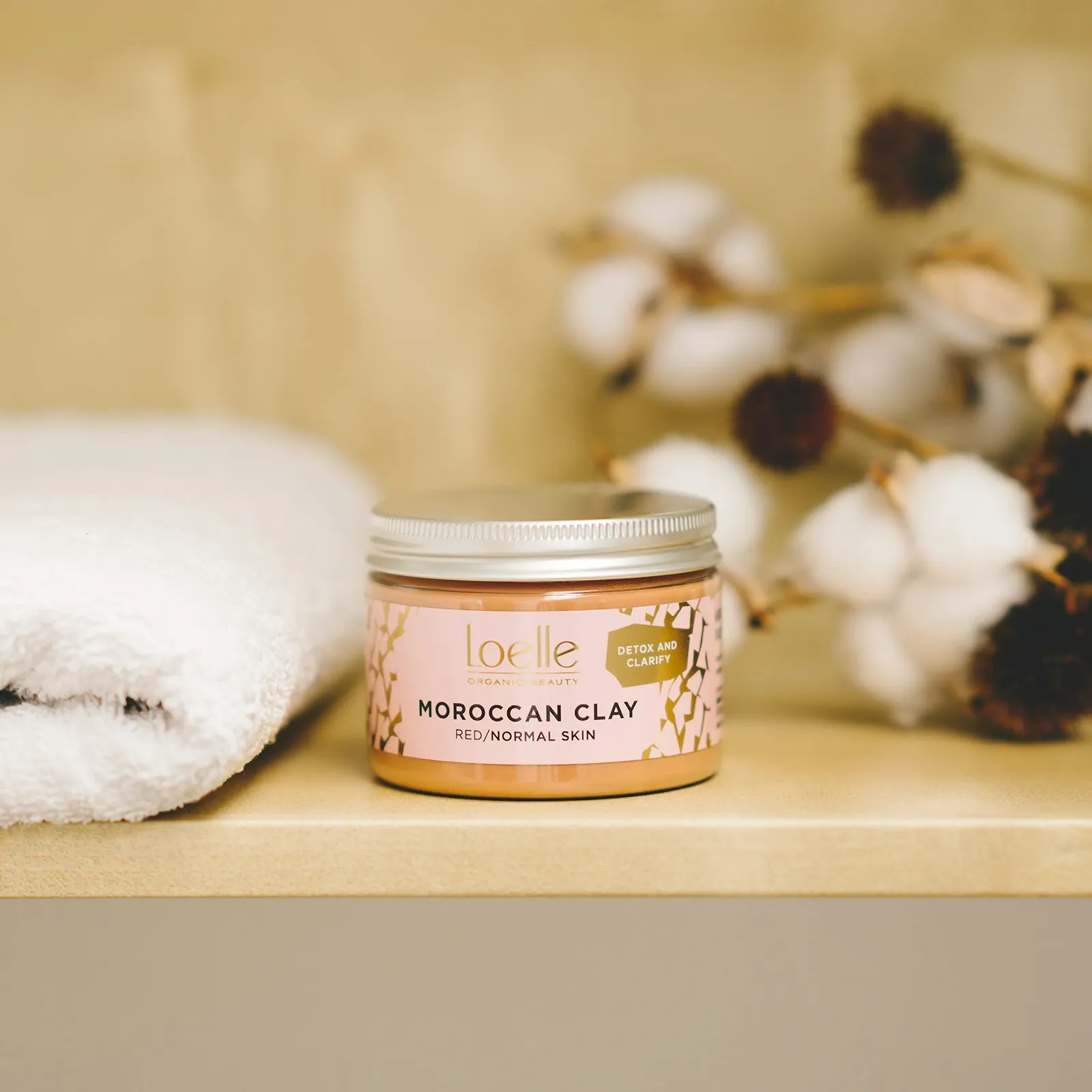 Маска для обличчя Loelle Червона Глина (порошок) для проблемної та комбінованої шкіри 150 г, фото №7