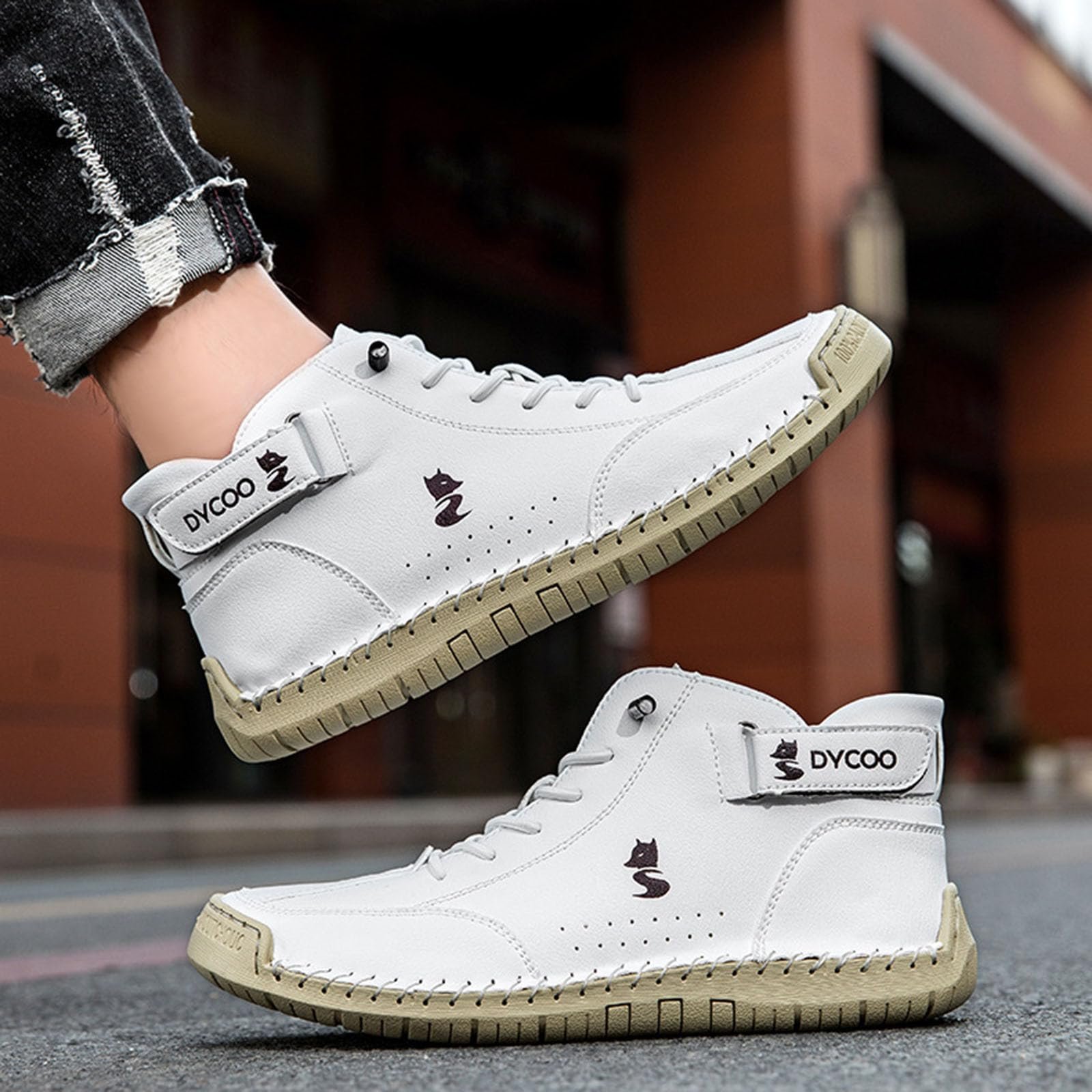 Ботинки Lvnsdknerse Barefoot кожаные высокие Alpaca ковбойские итальянские водонепроницаемые для тренировок носочные унисекс размер, фото №6