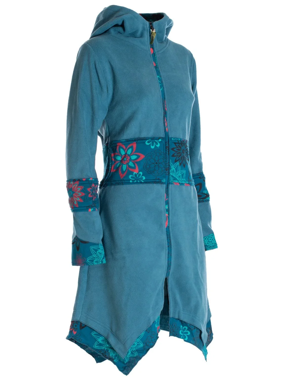 Женское Флисовое Пальто Vishes Кардиган с Капюшоном Куртка с Заостренным Капюшоном, фото №4 Женское Флисовое Пальто Vishes Кардиган с Капюшоном Куртка с Заостренным Капюшоном, фото №4