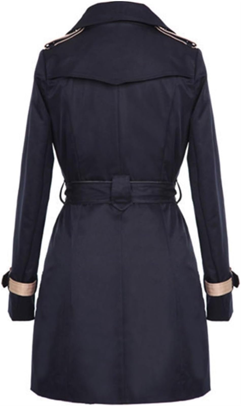 Тренч Жіночий Двобортний Довгий Рукав Пояс, фото №2 Тренч Жіночий Двобортний Довгий Рукав Пояс, фото №2