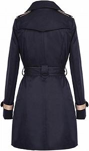 Тренч Жіночий Двобортний Довгий Рукав Пояс ціна на synthetic.ua - Фото 1 Тренч Жіночий Двобортний Довгий Рукав Пояс synthetic.ua - Фото 1
