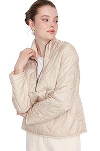 Куртка TRENDYOL Пухова Однотонна Зимова synthetic.ua - Фото 1