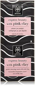 Маска для лица Apivita Express Beauty Очищающая с розовой глиной 2x8 мл - Фото 1