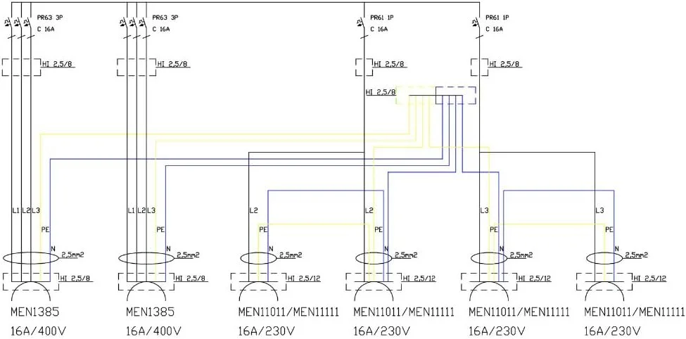 Распределительная коробка Doktorvolt TD-S 2x16A 4x230V Белый, фото №6