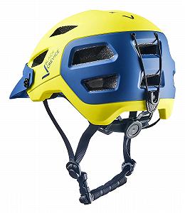Велосипедный шлем MTB Black Crevice Желтый/темно-синий, S/M (54-58 см) synthetic.ua - Фото 1