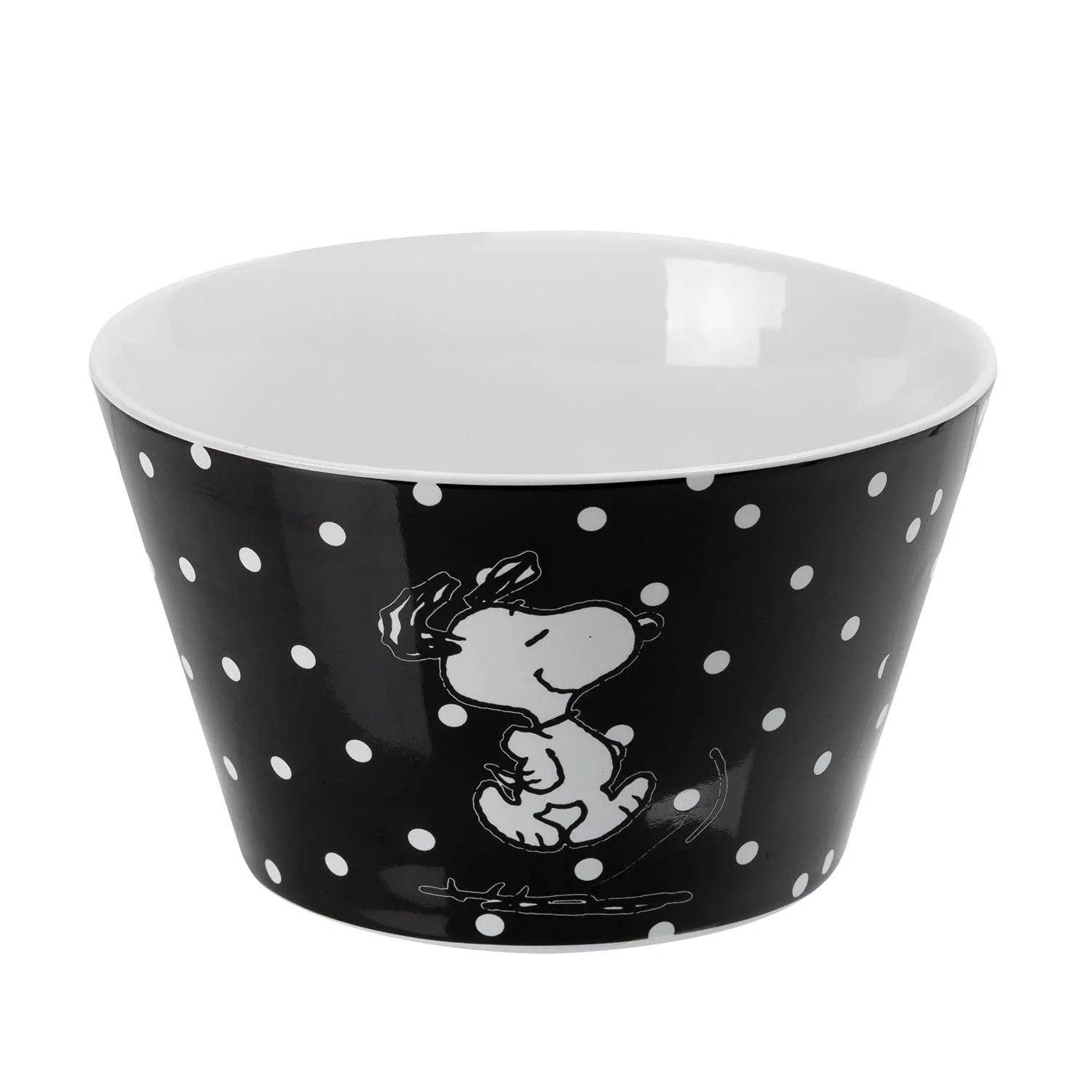 Миска для завтрака United Labels The Peanuts Snoopy Черная с пятнами Фарфор 500 мл, фото №4 Миска для завтрака United Labels The Peanuts Snoopy Черная с пятнами Фарфор 500 мл, фото №4