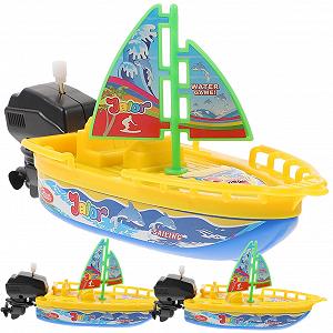 Парусник Игрушка для ванной Набор из 3 шт. Пластик (Случайный цвет) - Фото 1