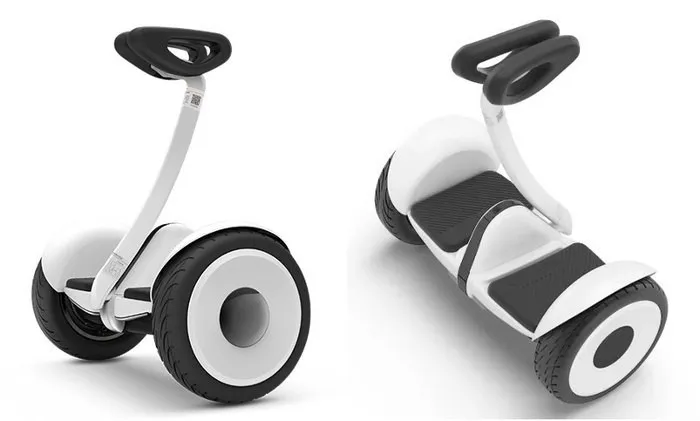 Гіроскутер Robot Mini Ninebot White сигвей з вертикальним рулем і фарами блютуз колони Білий 10.5\, фото №2 Гіроскутер Robot Mini Ninebot White сигвей з вертикальним рулем і фарами блютуз колони Білий 10.5\, фото №2