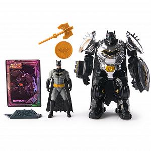 Фігурка Бетмен DC Comics Metal Force, 15 см з міні-фігуркою 10 см, з вбудованим бластером і бронекостюмом - Фото 1