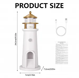 Настільна лампа Маяк Проєкційна LED Датчик руху 2400 мАг synthetic.ua - Фото 1