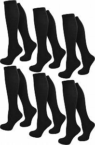 Дорожные гольфы Normani с поддержкой и легким компрессионным эффектом 2-6 пар Черный - Фото 1