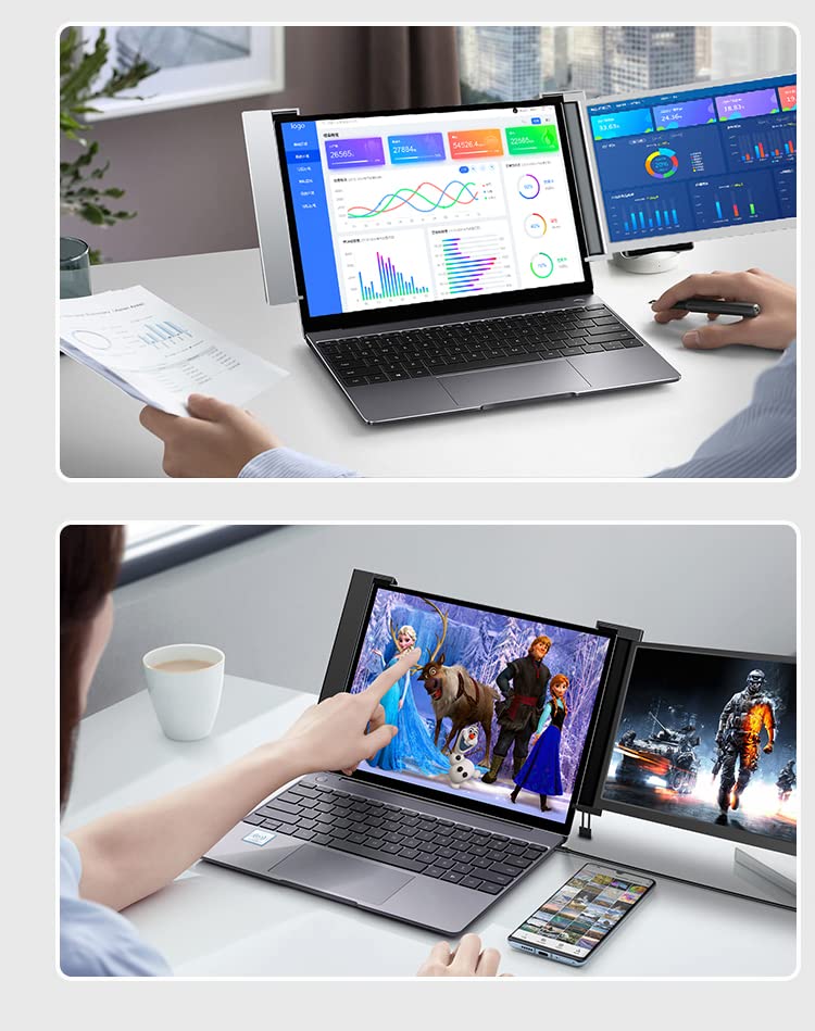 Портативный монитор Lipa S14 14 дюймов HDR Full HD 60 Гц USB C HDMI, фото №4