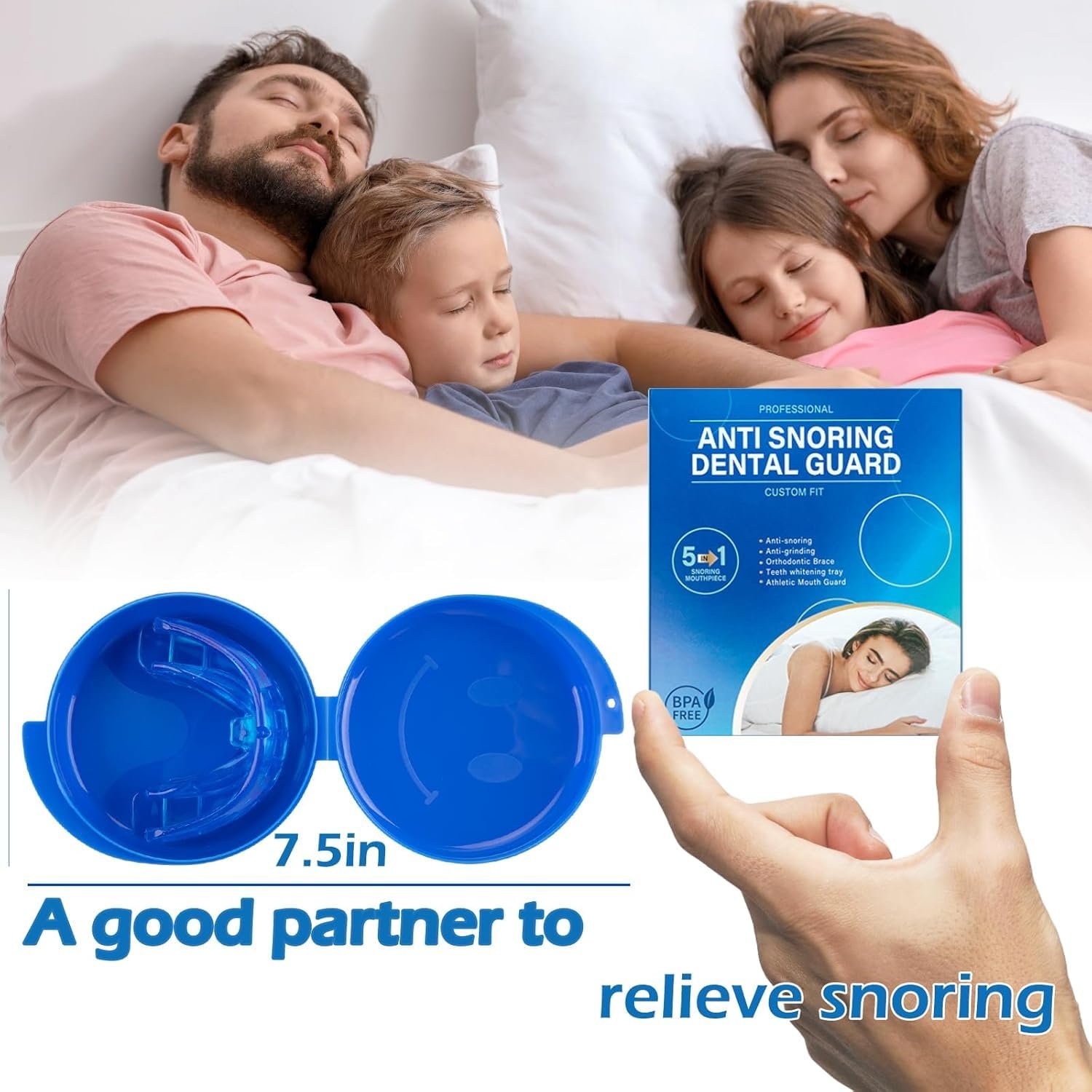 Засіб від хропіння AIOUTGOGO, шина , багатоцільовий засіб, фото №6