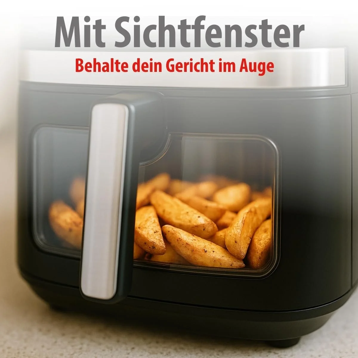 Мультипіч alpina Airfryer XXL 9 л Чорна, фото №5