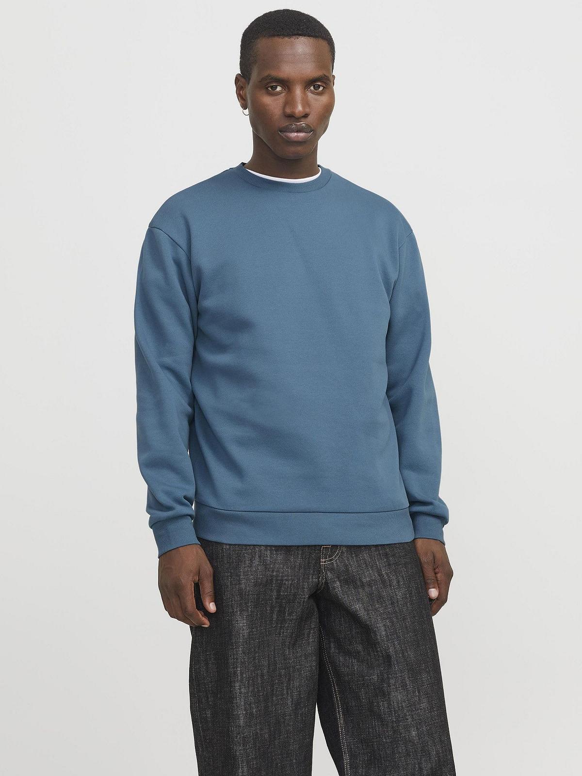 Чоловіча толстовка JACK & JONES Однотонна толстовка, фото №2