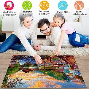 Пазл Озеро з каное 1000 деталей - Фото 1