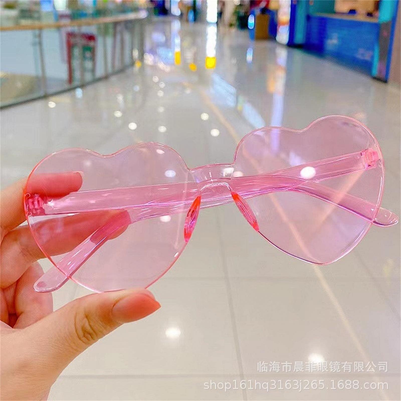 Солнцезащитные Очки Сердце Без ободочных 12 Штук Разноцветные, фото №5