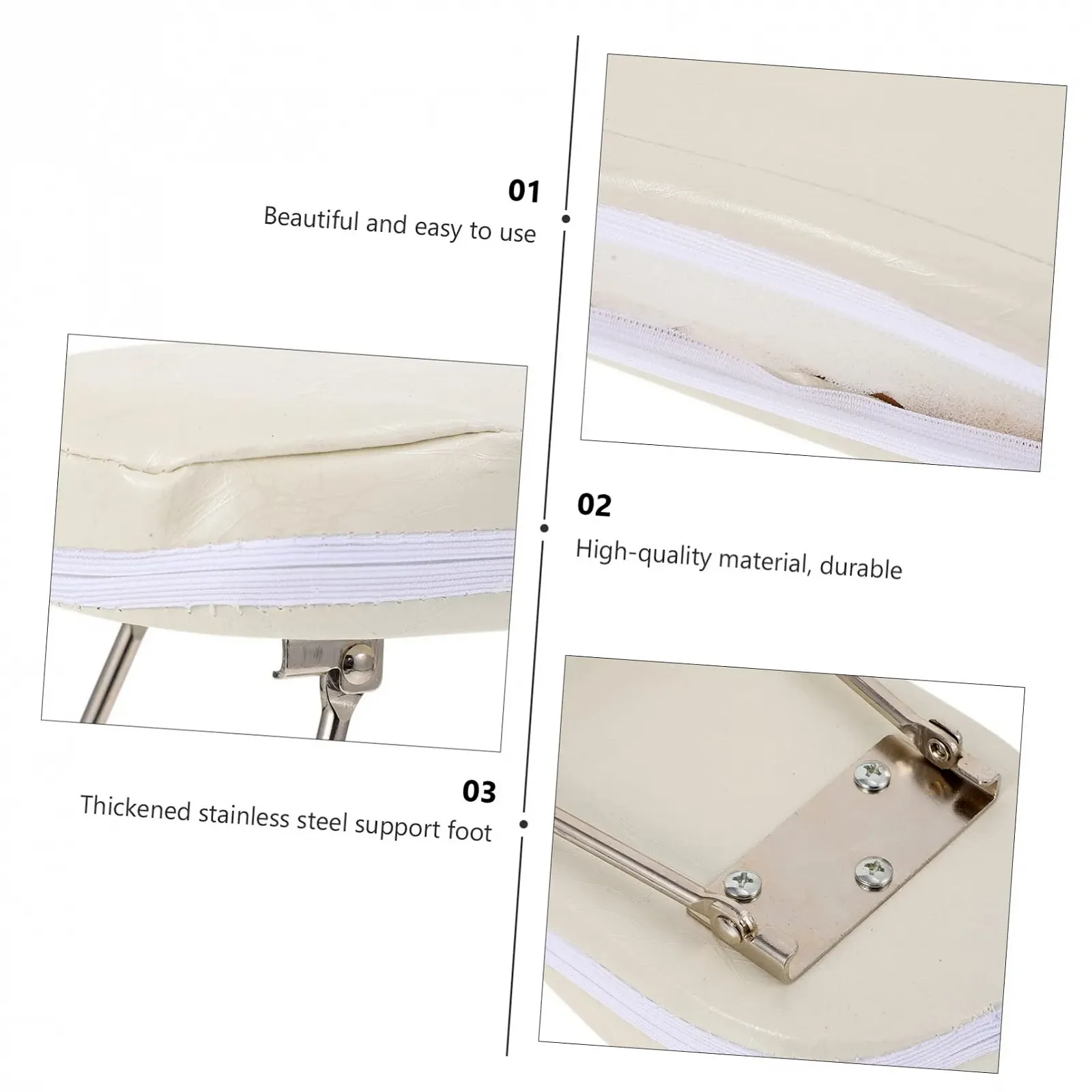 Підставка для рук Манікюрна Ipetboom Подушка з відкидними кронштейнами Шкіра, фото №8 Підставка для рук Манікюрна Ipetboom Подушка з відкидними кронштейнами Шкіра, фото №8