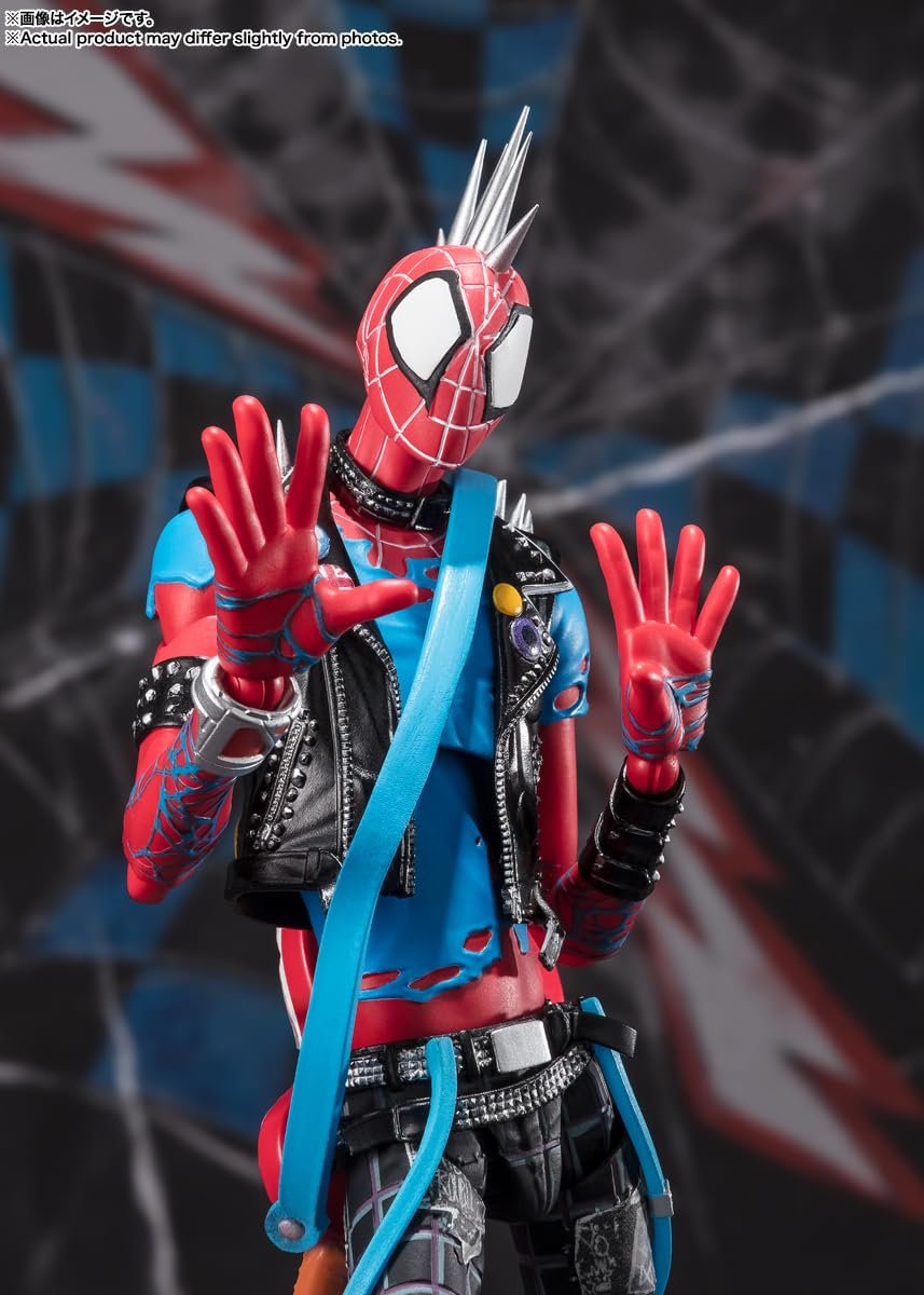 Екшн-фігурка Bandai Spirits Tamashii Nations Spider-Punk S.H.Figuarts Людина-павук: Крізь всесвіти, фото №9