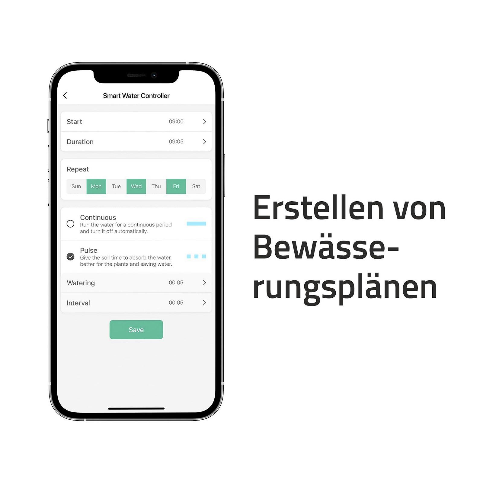 Контроллер, таймер полива Hombli Smart Bluetooth App Control Battery Operated 2 режима, фото №7
