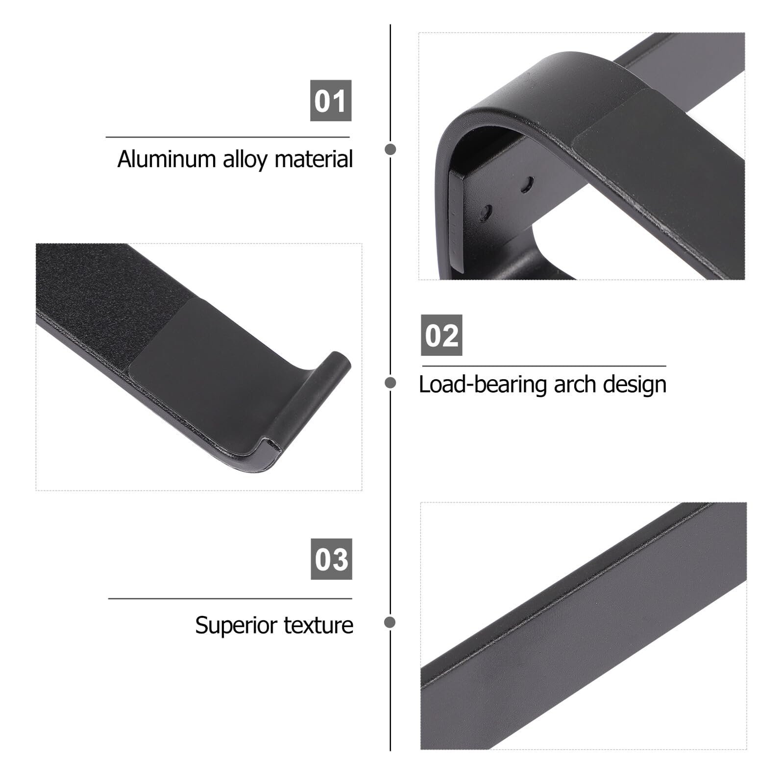 Подставка для ноутбука алюминиевая с эргономичным дизайном Прочная подставка для ноутбука для стола Охлаждающая Нескользящая Прочная для комфортного набора текста и улучшенной осанки, фото №6
