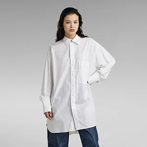 Женская рубашка G-Star RAW Oversized Boyfriend Shirt - S - Фото 1