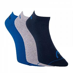 Шкарпетки Head SNEAKER 3PPK Синій, Сірий, Темно-синій  39-42 synthetic.ua - Фото 1