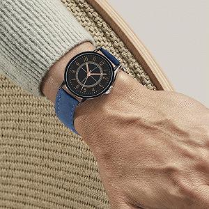 Жіночий аналоговий кварцовий годинник зі шкіряним ремінцем synthetic.ua - Фото 1