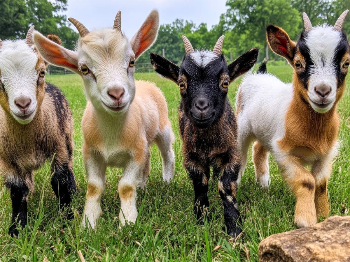 Пазл CALVENDO Goat 1000 элементов 64 x 48 см, фото №2