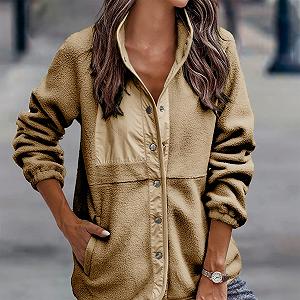 Жіноче коротке пальто Yowablo synthetic.ua - Фото 1