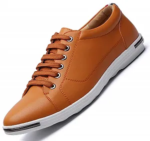 Кроссовки AARDIMI Мужские, Повседневная Обувь, Большие размеры 38-50, Искусственная Кожа, Весна, Осень, На шнуровке, Золотой, Серебряный, Разноцветный - Фото 1