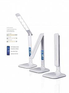 Настільна лампа TEVEA 4 Вт Регульована Годинник Календар Температура Будильник synthetic.ua - Фото 1