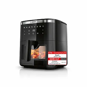 Аэрогриль Bosch Series 6 MAF671B0 XXL 7.2 л 7 программ Смотровое окно Черный - Фото 1
