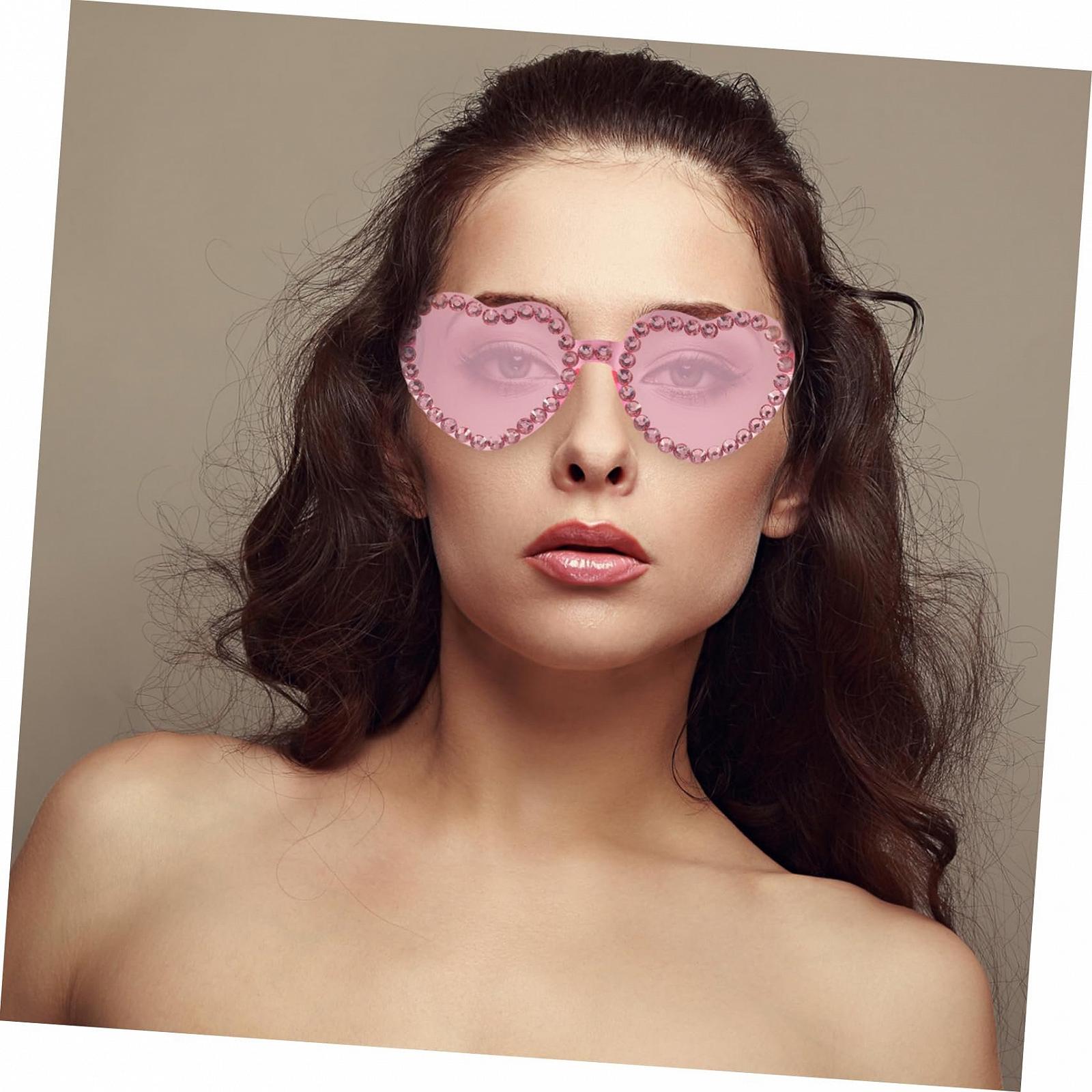 Набор солнцезащитных очков VALICLUD, 5 шт, деревянные боксы для рукоделия, бескаркасные очки, костюмы, маскарад, юбилейные модные очки, украшения для аквариумов, волшебные украшения для очков, фото, фото №6