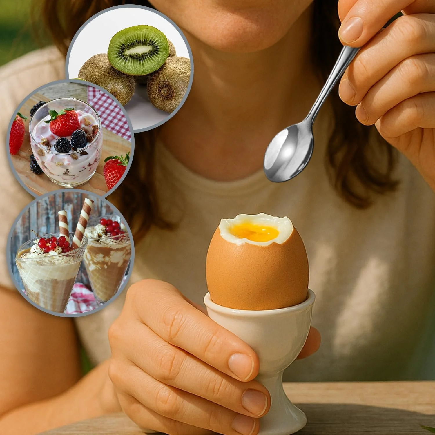 Ложка для еспресо COM-FOUR Нержавіюча сталь, 12 см, сріблястий колір (12 штук), фото №3