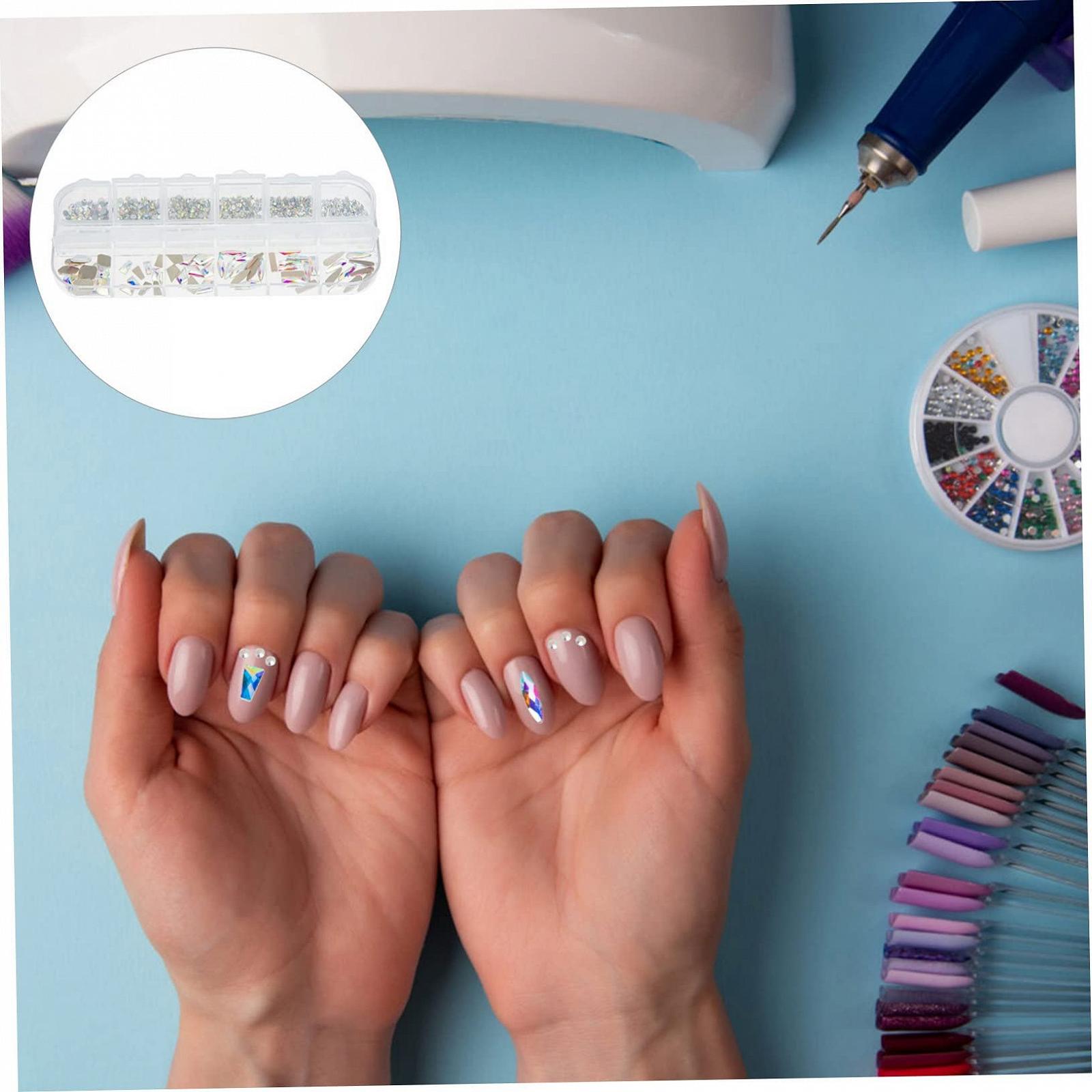 Стразы для ногтей FRCOLOR DIY, нерегулярные формы для украшения маникюра, фото №3