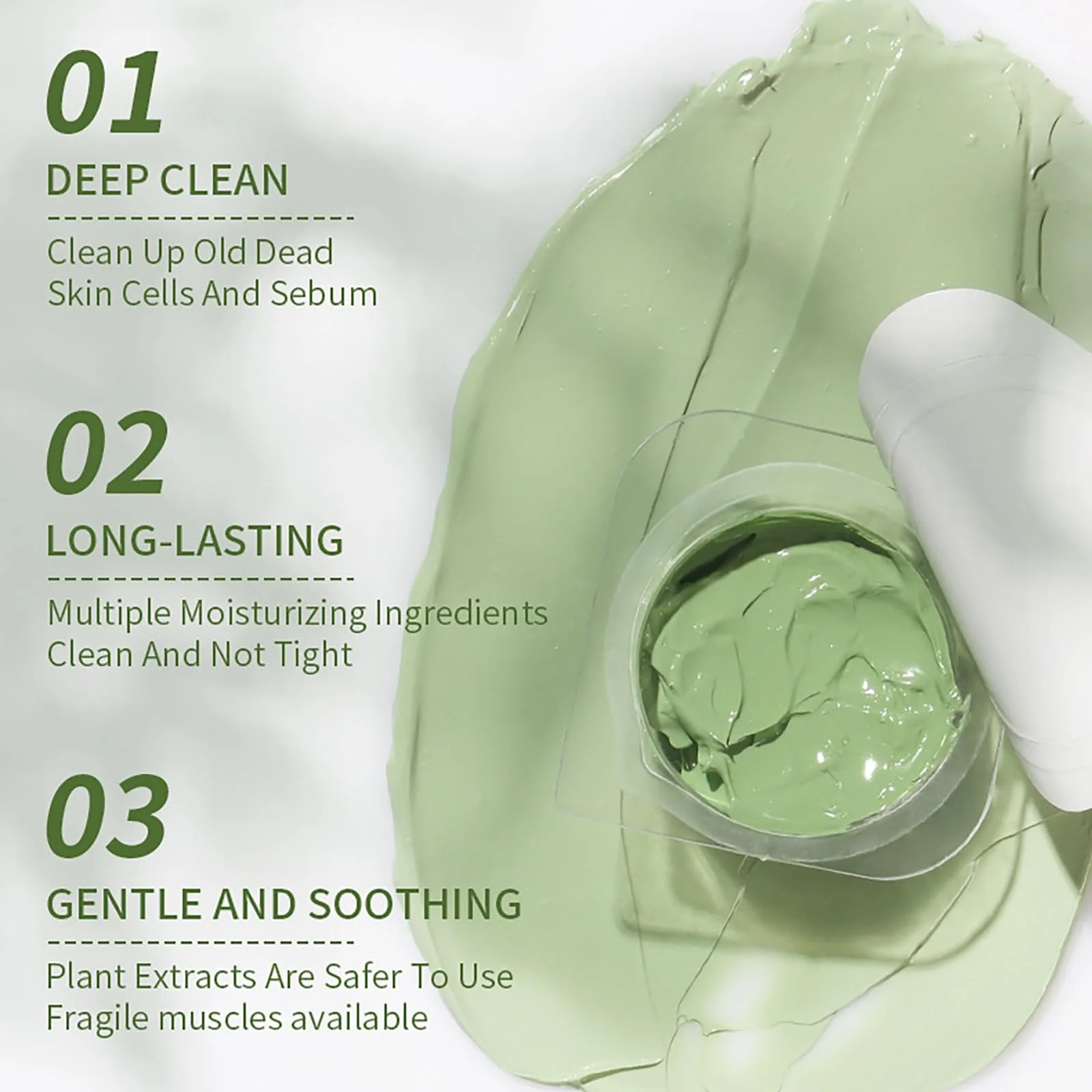 Маска для обличчя EnMart Відновлююча з авокадо Глина, фото №7