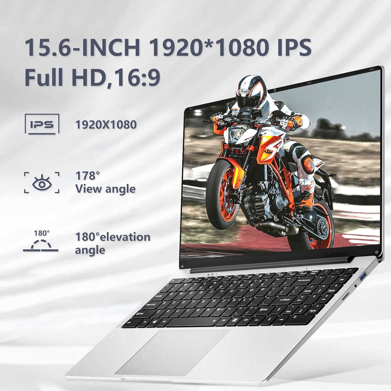 Ноутбук 15.6" Wexultor 50095 N4000 RAM 8GB SSD 256GB Windows 11 (UKR), фото №4