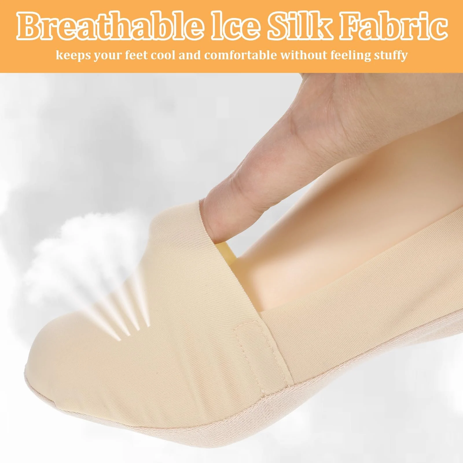 Шкарпетки-слідки Ballerina Invisible Ankle Socks 8 пар, фото №4