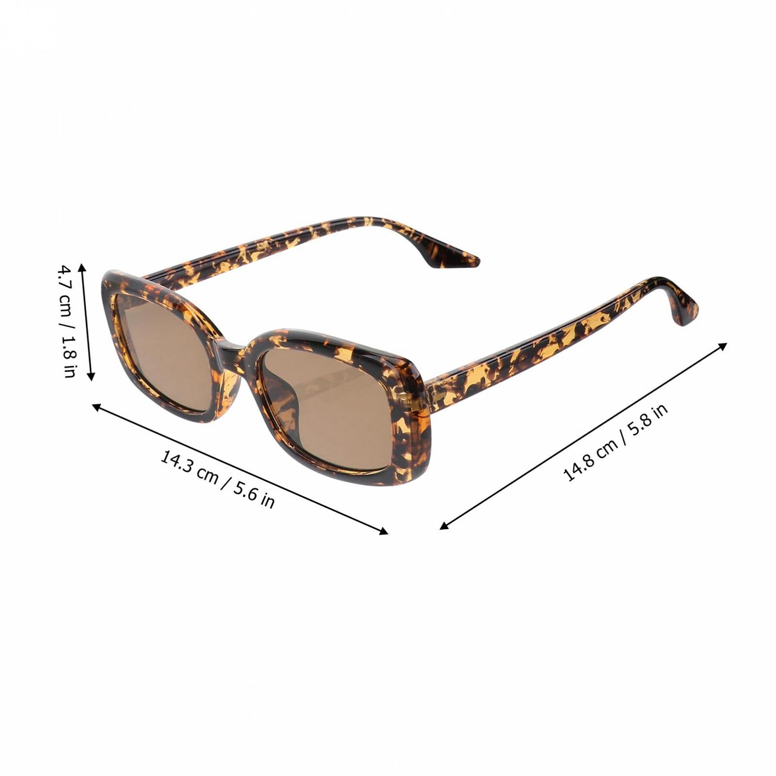 Квадратні Сонцезахисні Окуляри Vintage-стиль PACKOVE 3 пари, фото №9