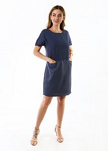 Платье Say 36 Серый (POA-805119-26А-Gray-blue) synthetic.ua - Фото 1