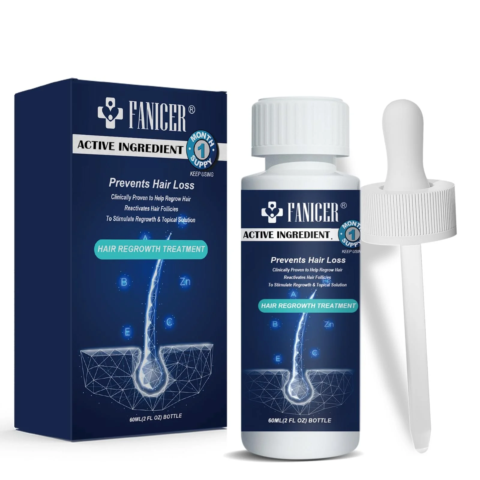 Олія для росту волосся 60 мл, Живильна сироватка для волосся, фото №1