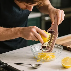 Терка для сыра с ручкой и контейнером для хранения synthetic.ua - Фото 1