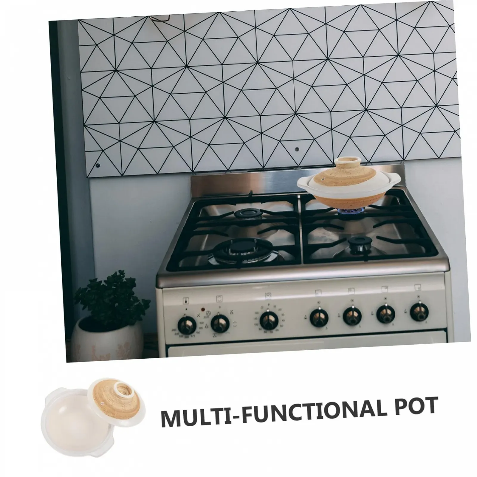 Кастрюля керамическая UKCOCO японская термостойкая антипригарная для риса и супов, фото №7 Кастрюля керамическая UKCOCO японская термостойкая антипригарная для риса и супов, фото №7