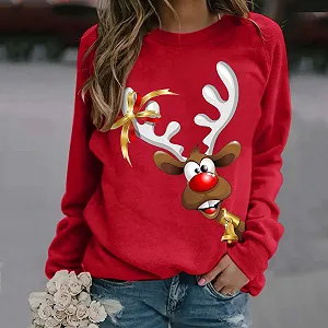 Різдвяний светр Hkdjaess Жіночий synthetic.ua - Фото 1