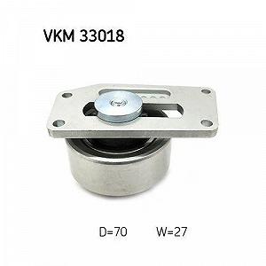 Натягувач ременя, поліклиновий ремінь SKF VKM 33018 CITROËN PEUGEOT лівий середній synthetic.ua - Фото 1