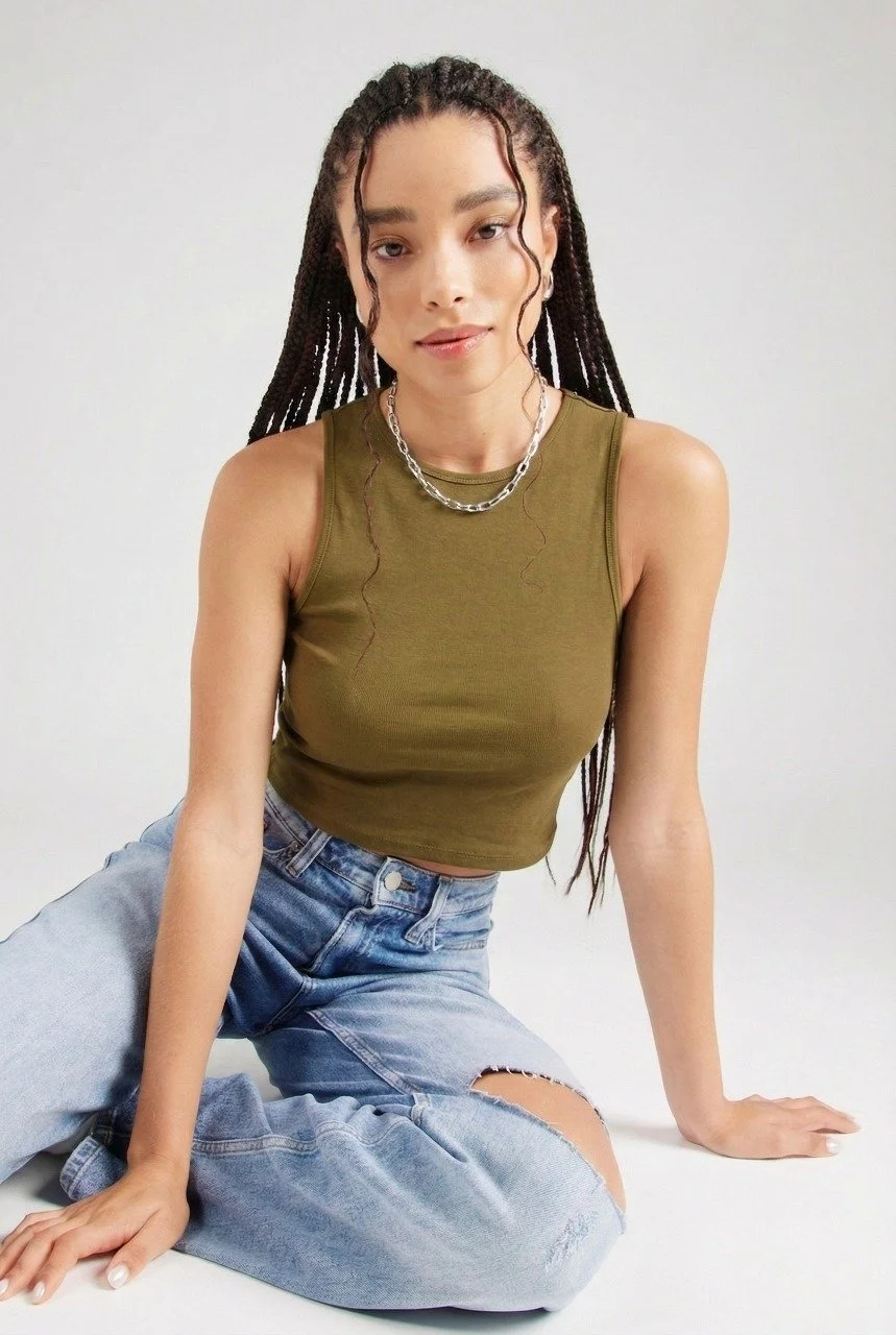 Жіночий топ MAVI Sleeveless Jersey у благородному кольорі Beech - M, фото №2