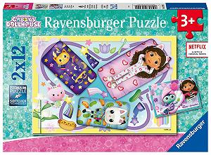Купить Пазл Ravensburger Gabby's Dollhouse Pyjama Party 2 x 12 элементов 26 x 18 см 3+ лет - Фото 1 Пазл Ravensburger Gabby's Dollhouse Pyjama Party 2 x 12 элементов 26 x 18 см 3+ лет - Фото 1