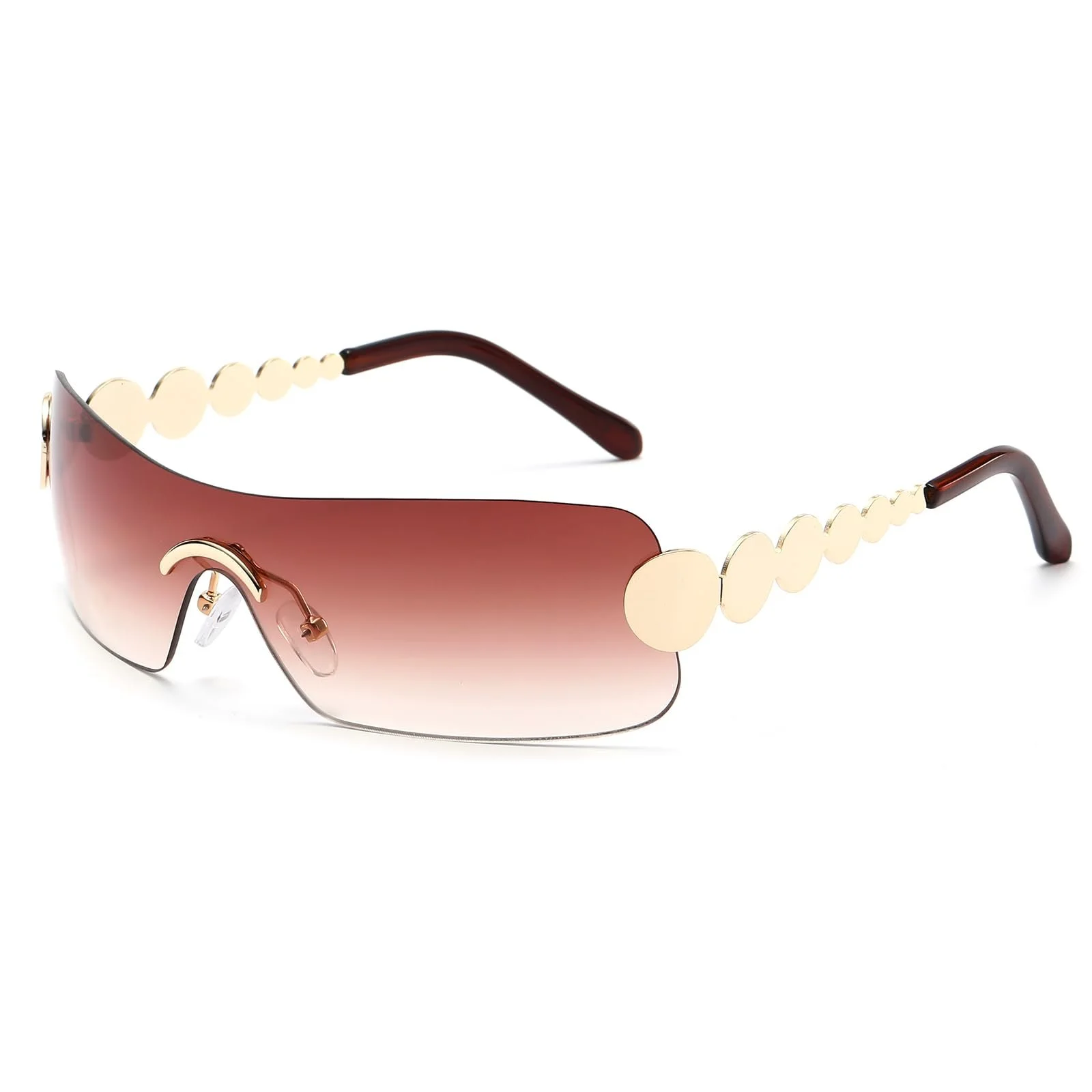 Сонцезахисні окуляри Без оправи LJCZKA Y2K Жіночі Чоловічі, фото №1 Сонцезахисні окуляри Без оправи LJCZKA Y2K Жіночі Чоловічі, фото №1