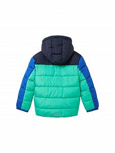 Зимняя куртка TOM TAILOR для мальчиков, цветной блок, со съемным капюшоном synthetic.ua - Фото 1